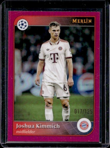 Joshua Kimmich 2024 Topps Merlin Chrome Magenta Refractor /125