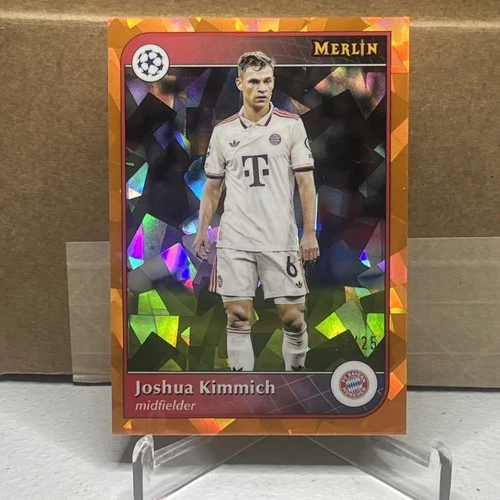 Joshua Kimmich 2024 Topps Merlin Chrome Orange Atomic Refractor /25
