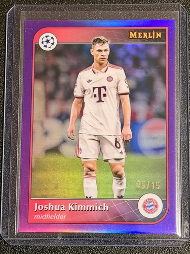 Joshua Kimmich 2024 Panini Merlin Chrome Purple Refractor /15