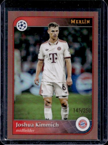 Joshua Kimmich 2024 Topps Merlin Chrome Rose Gold Refractor /250