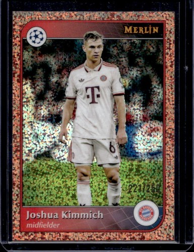Joshua Kimmich 2024 Topps Merlin Chrome Rose Gold Speckle Refractor /250