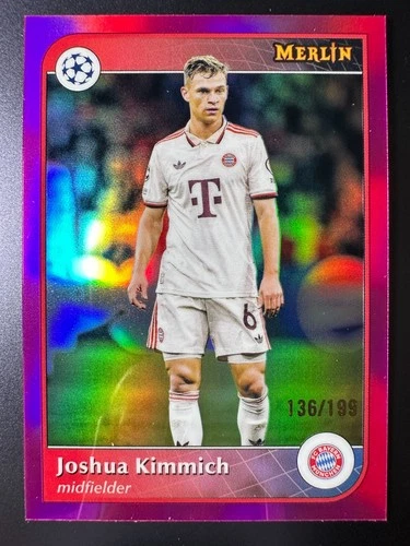 Joshua Kimmich 2024 Topps Merlin Chrome UCC Pink Refractor /199