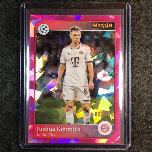 Joshua Kimmich 2024 Panini Merlin UEFA Club Comp Pink Atomic /199