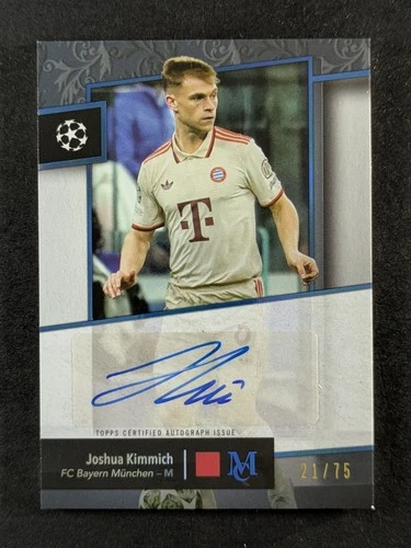 Joshua Kimmich 2024 Topps Museum Collection UEFA Sapphire /75