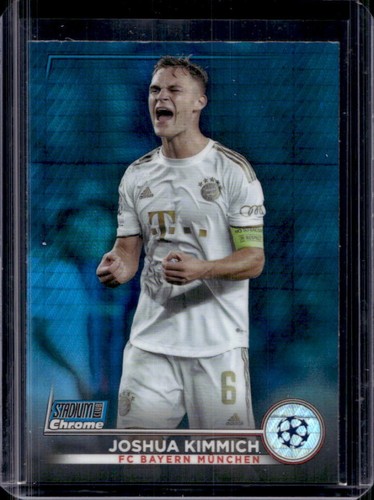 Joshua Kimmich 2022 Topps Stadium Club Chrome Blue Prism Refractor #6