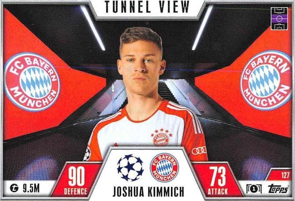 Joshua Kimmich 2023 Topps Match Attax UEFA Club Competitions Extra