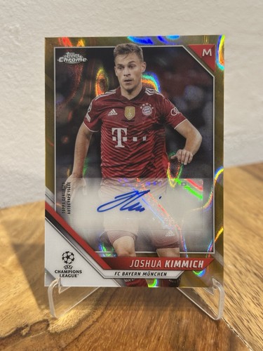 Joshua Kimmich 2021 Topps UEFA Champions League Gold Lava Refractor