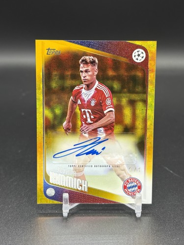 Joshua Kimmich 2025 Topps UEFA Club Competitions Gold Foil 1/1