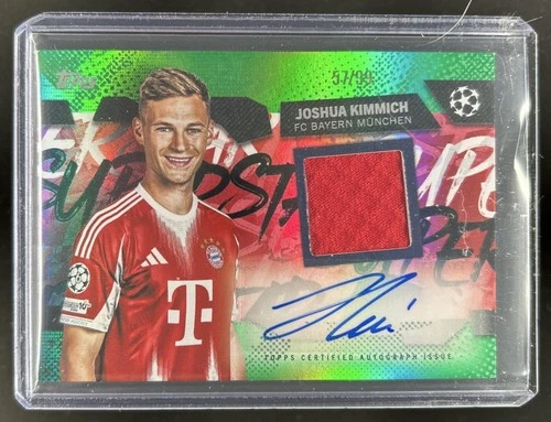 Joshua Kimmich 2025 Topps UEFA Green Foil /99