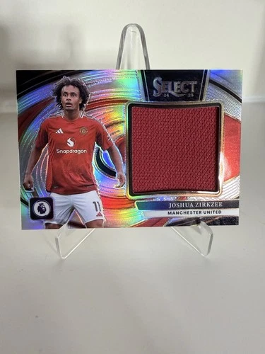 Joshua Zirkzee 2025 Panini Premier Select Silver Prizm