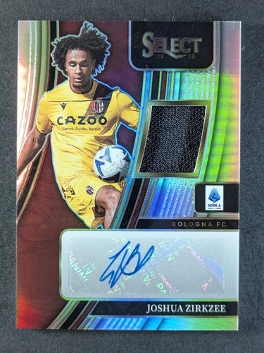Joshua Zirkzee 2022 Panini Select Silver Prizm