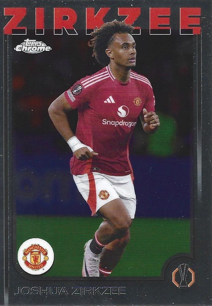 Joshua Zirkzee 2024 Topps Chrome UEFA Club Competitions