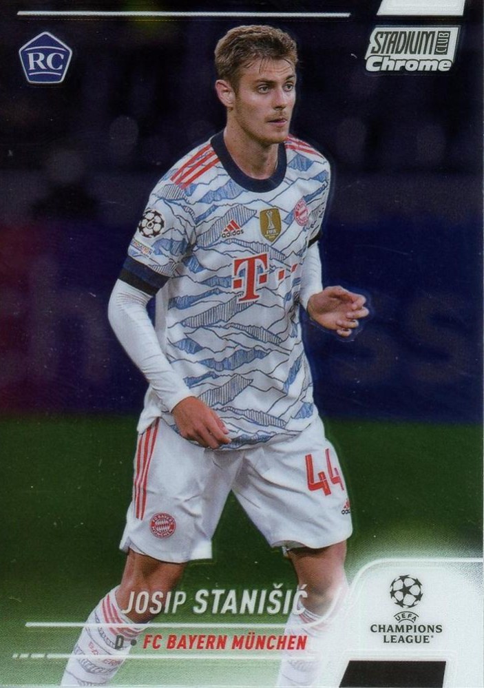 Josip Stanišić 2021 Topps Stadium Club Chrome UEFA 44