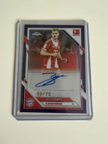 Josip Stanisic 2025 Topps Chrome /75