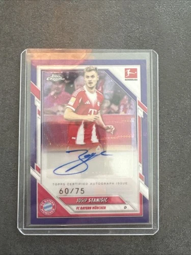 Josip Stanisic 2025 Topps Chrome /75