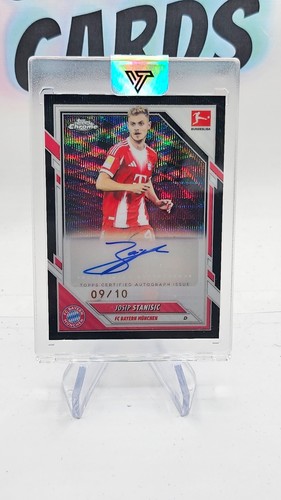 Josip Stanisic 2025 Topps Chrome Black /10