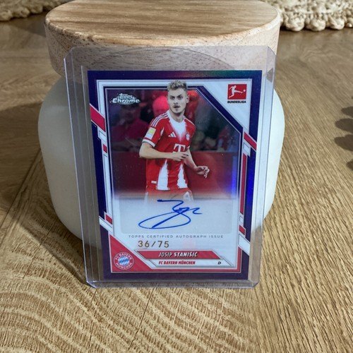 Josip Stanisic 2025 Topps Chrome Bundesliga /75