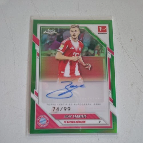 Josip Stanisic 2025 Topps Chrome Refractor /99