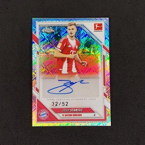 Josip Stanisic 2025 Topps Chrome ToppsFractor /52