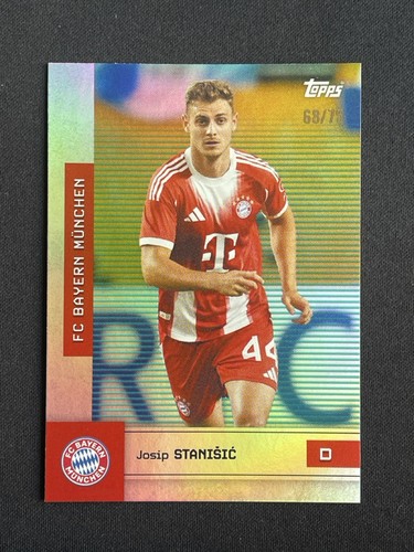 Josip Stanisic 2025 Topps FC Bayern Munchen Team Set 68/75