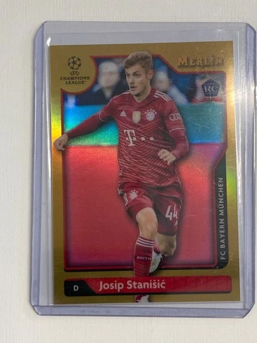 Josip Stanisic 2022 Topps Merlin Chrome Parallel /50