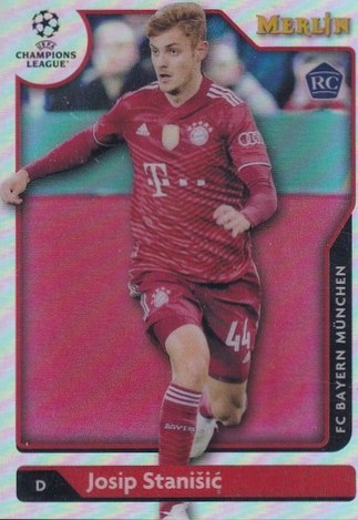 Josip Stanisic 2021 Topps Merlin Chrome Refractor