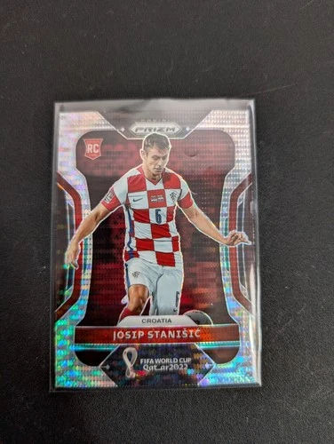 Josip Stanisic 2022 Panini Prizm FIFA World Cup Qatar Pulsar Prizm