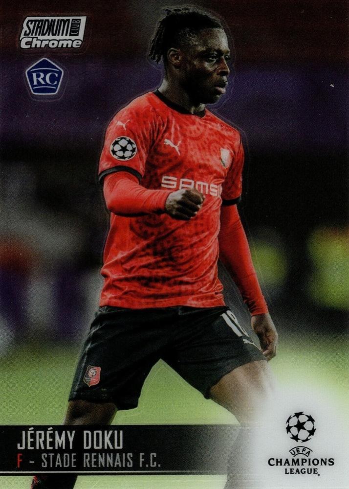 Jérémy Doku 2020 Topps Stadium Club Chrome UEFA 22