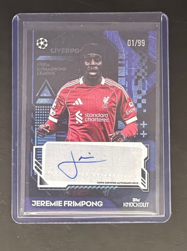 Jérémy Frimpong 2025 Topps Knockout /99