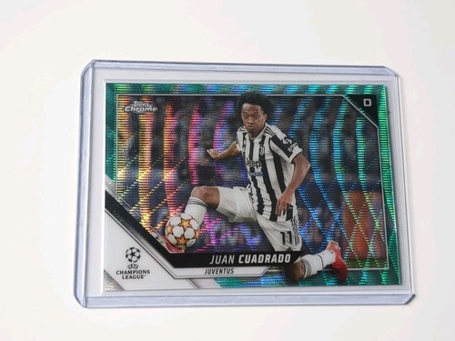 Juan Cuadrado 2021 Topps Chrome Aqua Wave /199