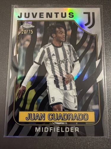 Juan Cuadrado 2023 Topps Chrome Gold /75
