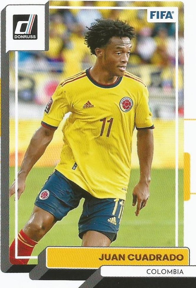 Juan Cuadrado 2022 Panini Donruss Soccer 48