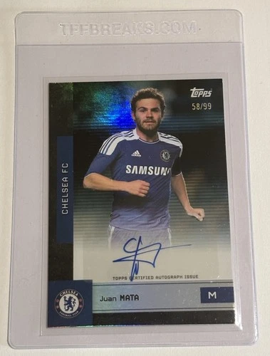 Juan Mata 2026 Topps Chelsea Team Set /99