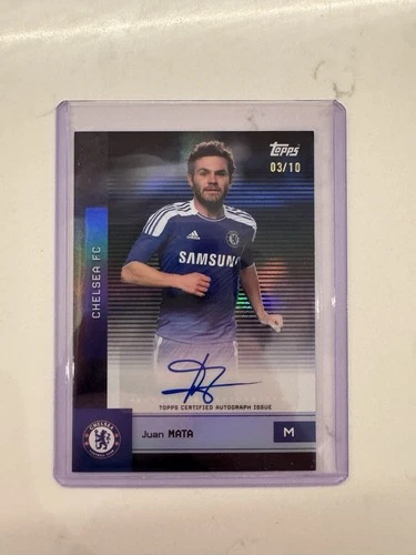 Juan Mata 2025 Topps Chelsea Team Set Black /10