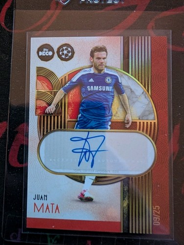 Juan Mata 2025 Topps Deco /25