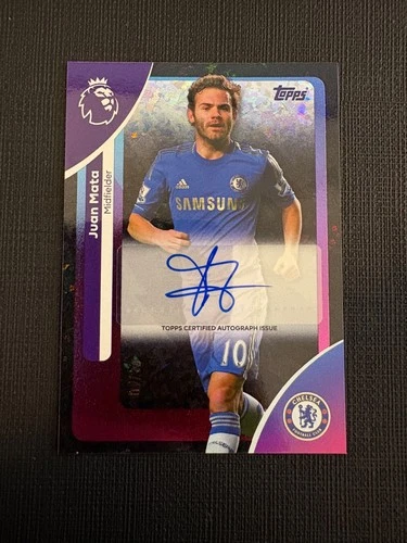 Juan Mata 2025 Topps Premier League /10