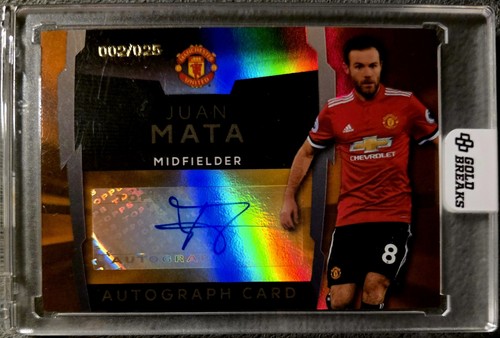 Juan Mata 2017 Topps Premier League Platinum /25