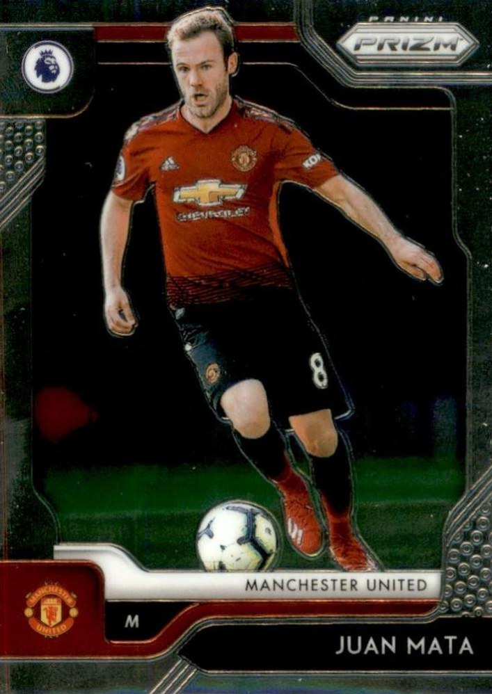 Juan Mata 2019 Panini Prizm Premier League 62