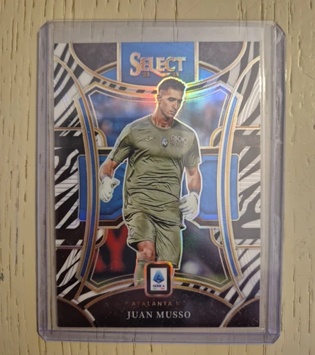 Juan Musso 2023 Panini Select Prizm Serie A Zebra /20