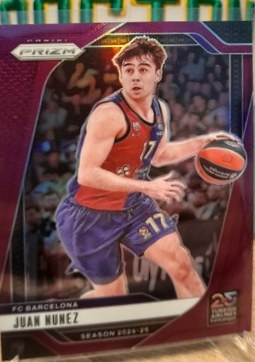 Juan Nunez 2024 Panini Prizm Purple Prizm /99