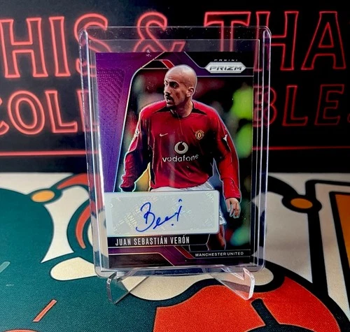 Juan Sebastian Veron 2024 Panini Prizm Purple 3/25