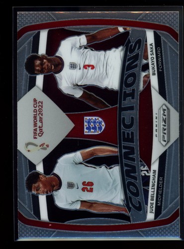 Jude Bellingham / Bukayo Saka 2022 Panini Prizm