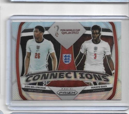 Jude Bellingham / Bukayo Saka 2022 Panini Prizm FIFA Silver