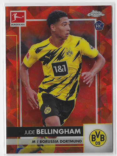 Jude Bellingham 2020 Topps Bundesliga Orange Sapphire /125