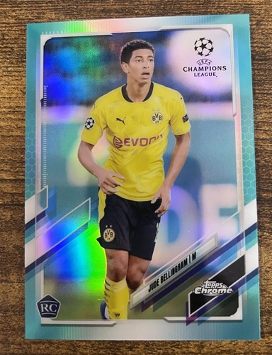 Jude Bellingham 2021 Topps Chrome Aqua /199