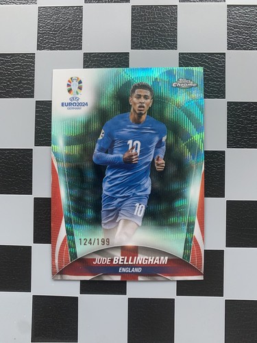 Jude Bellingham 2024 Topps Chrome Aqua /199