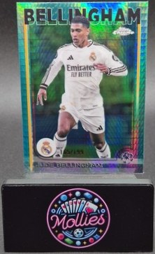 Jude Bellingham 2024 Topps Chrome Aqua Prism Refractor /199