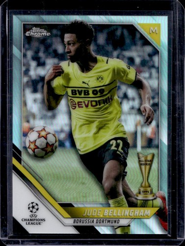 Jude Bellingham 2021 Topps Chrome Aqua Refractor /199