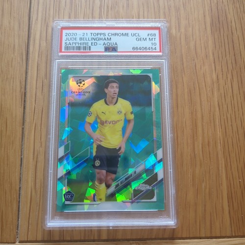 Jude Bellingham 2020 Topps Chrome Aqua Sapphire /150