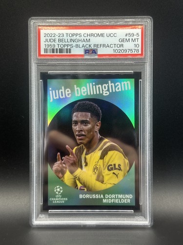Jude Bellingham 2022 Topps Chrome Black /10